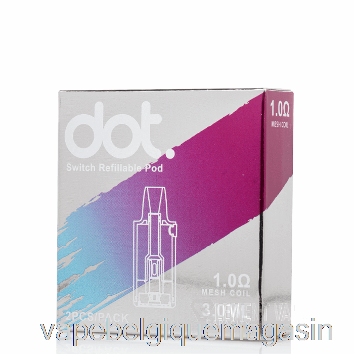 Dosettes De Remplacement De Commutateur Dotmod De Jus De Vape Dosettes De 1,0 Ohm